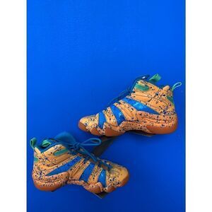 2013 adidas Kobe Bryant Crazy 8 All Star Orange Blue Paint Splatter - Size 5.5